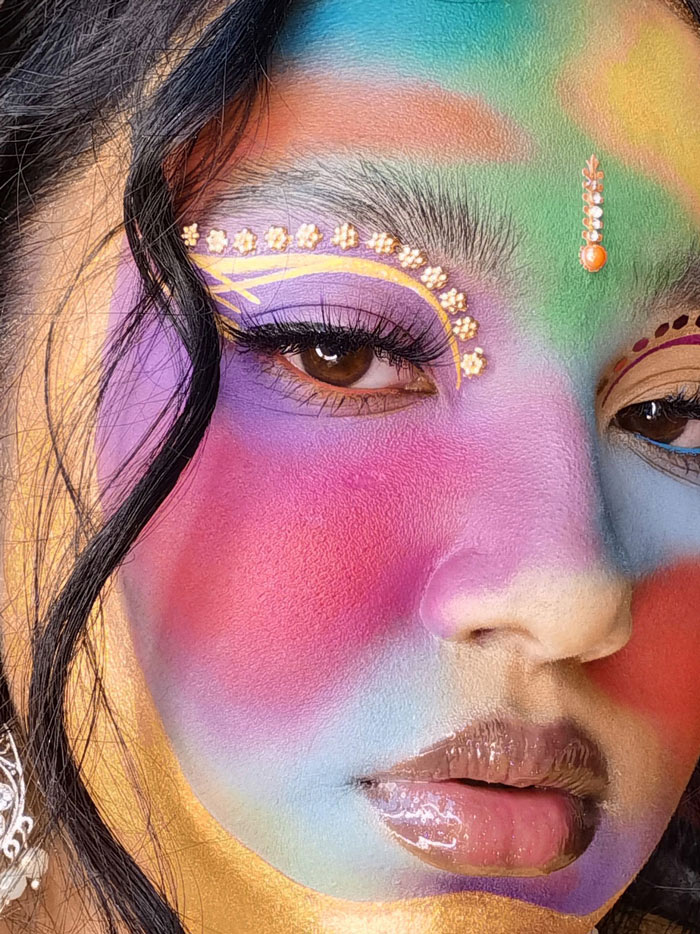 Makeup artist May Tahmina Akhtar teaches us how to capture colourful and simple makeup looks
