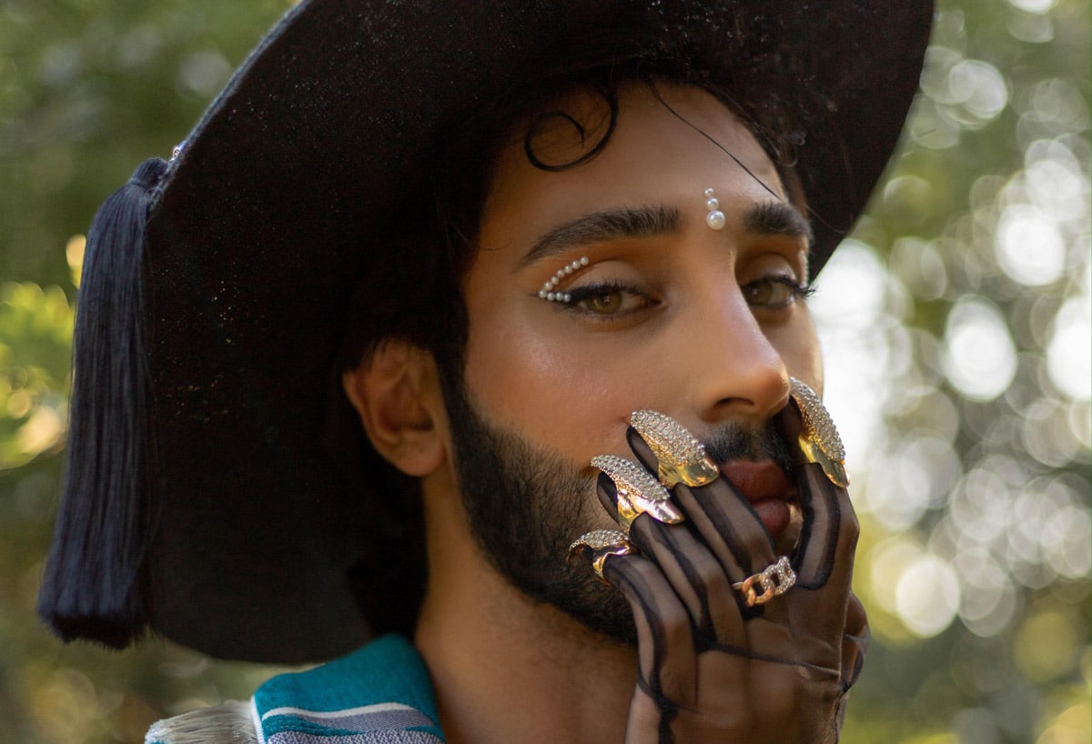Gender non-conforming makeup artist Zain Shah on toxic masculinity and online bullying