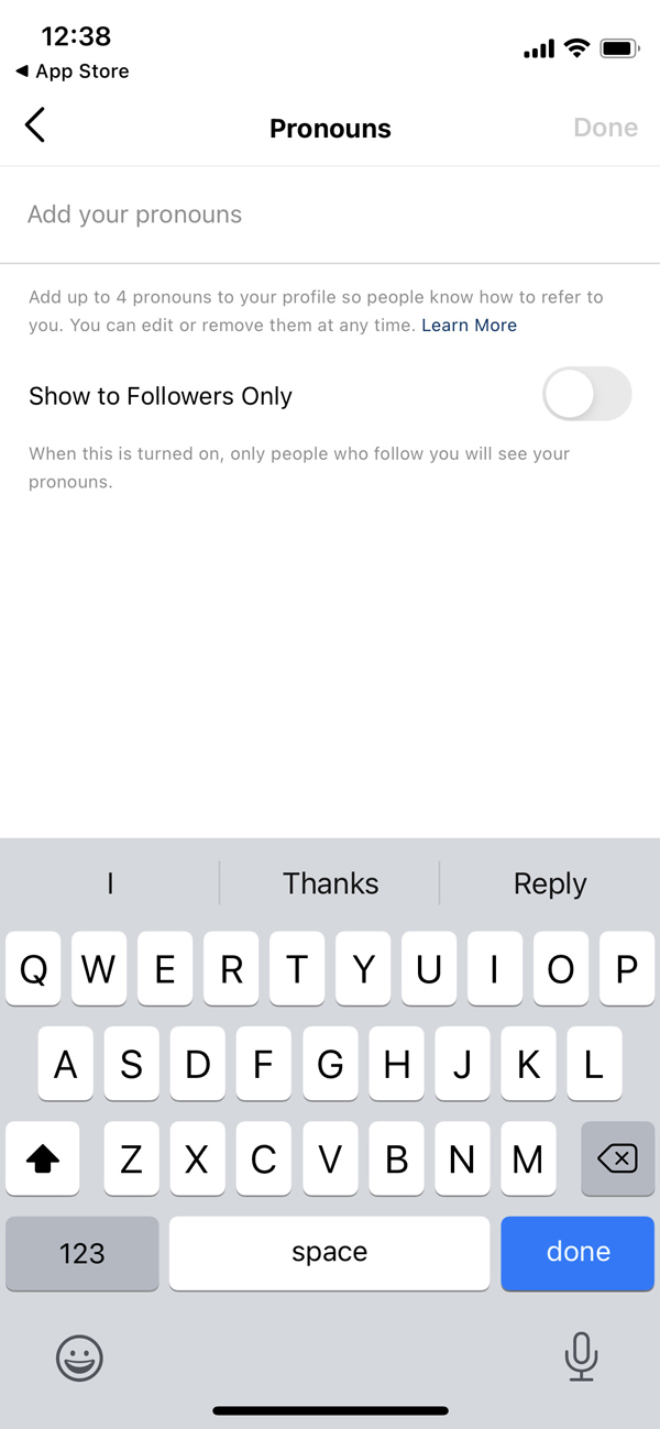 Instagram launches new feature that lets users add pronouns to their profiles