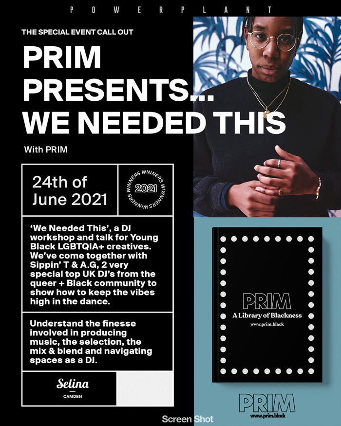 PRIM presents We Needed This, an event focused on celebrating the black queer community through music