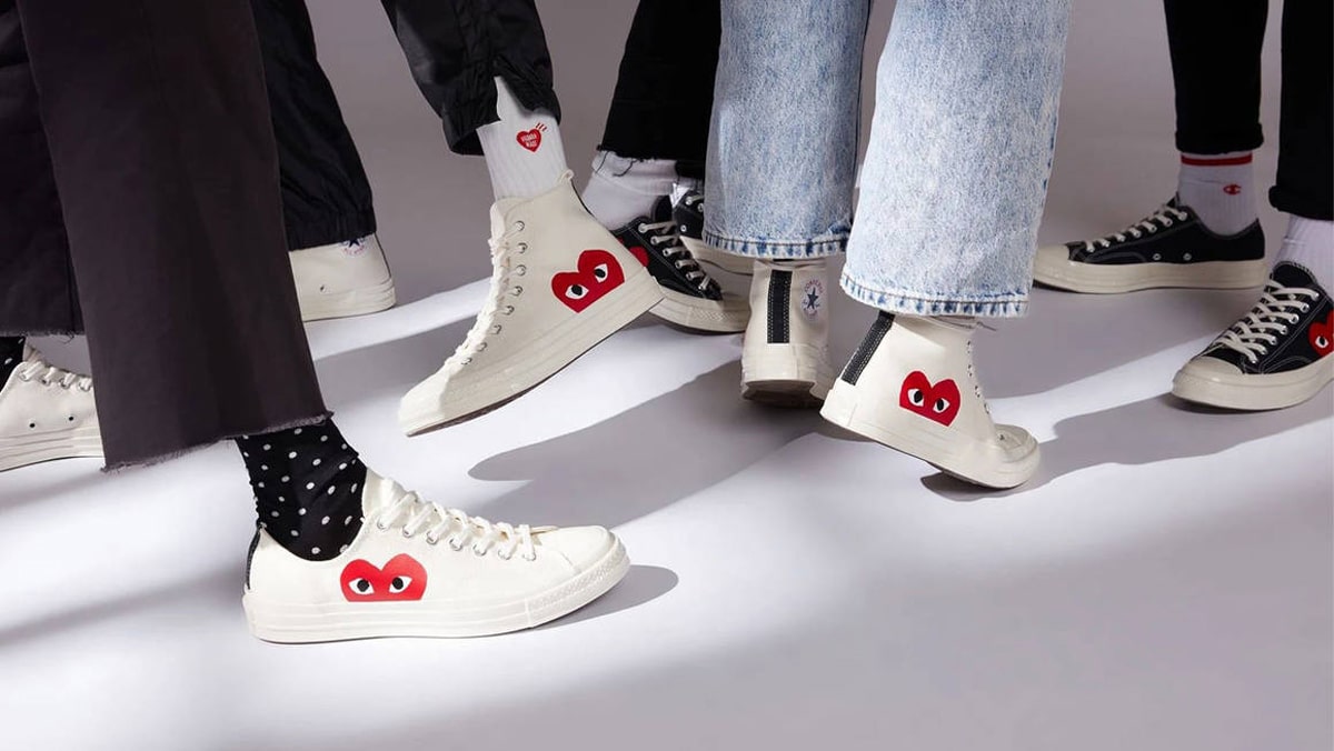 toothache rear draft ために COMME GARCONS - play comme des garcons×CONVERSE ONE STARの通販 by  桃太郎の戦利品｜コムデギャルソンならラクマ des トマーケッ