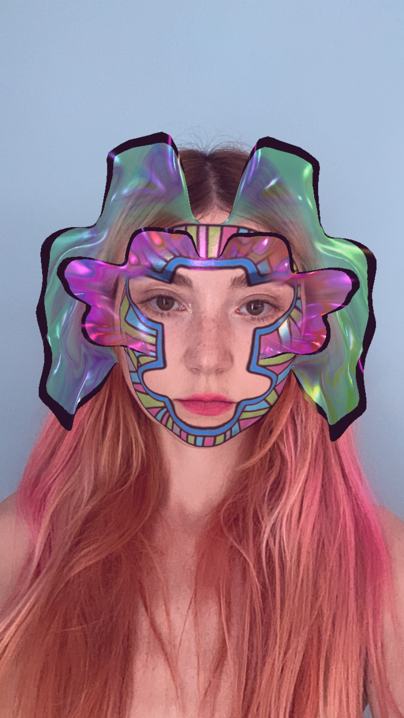 Ines Alpha and Madrona Redhawk’s face filter collaboration explores a unique intersection of beauty