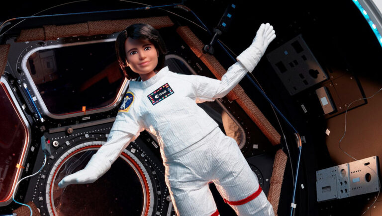 Barbie sent a doll on a zero-gravity flight to inspire young girls to work in space and STEM