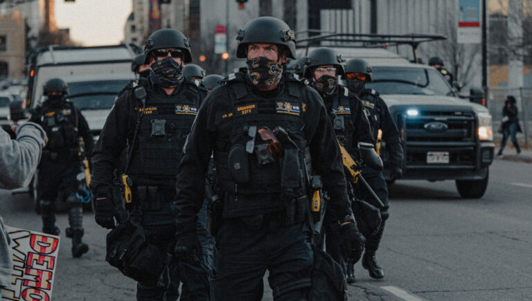 Police officers are using the climate crisis as an excuse to get military vehicles