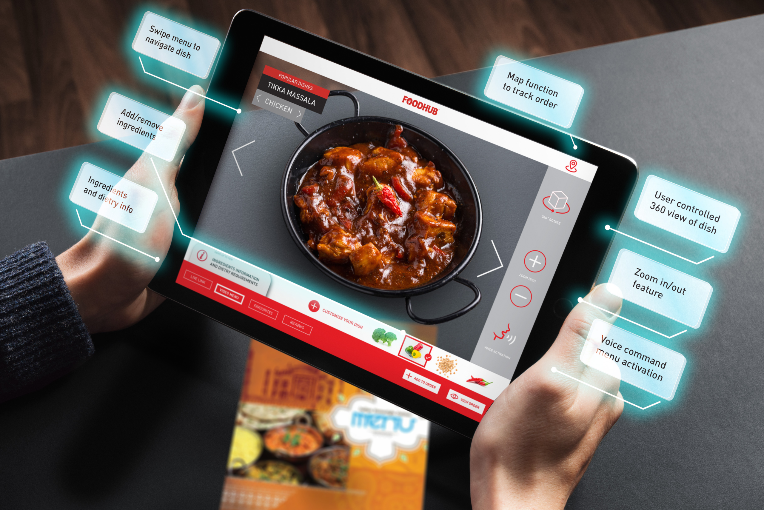 Your future Friday night takeaway could come with a side of AR