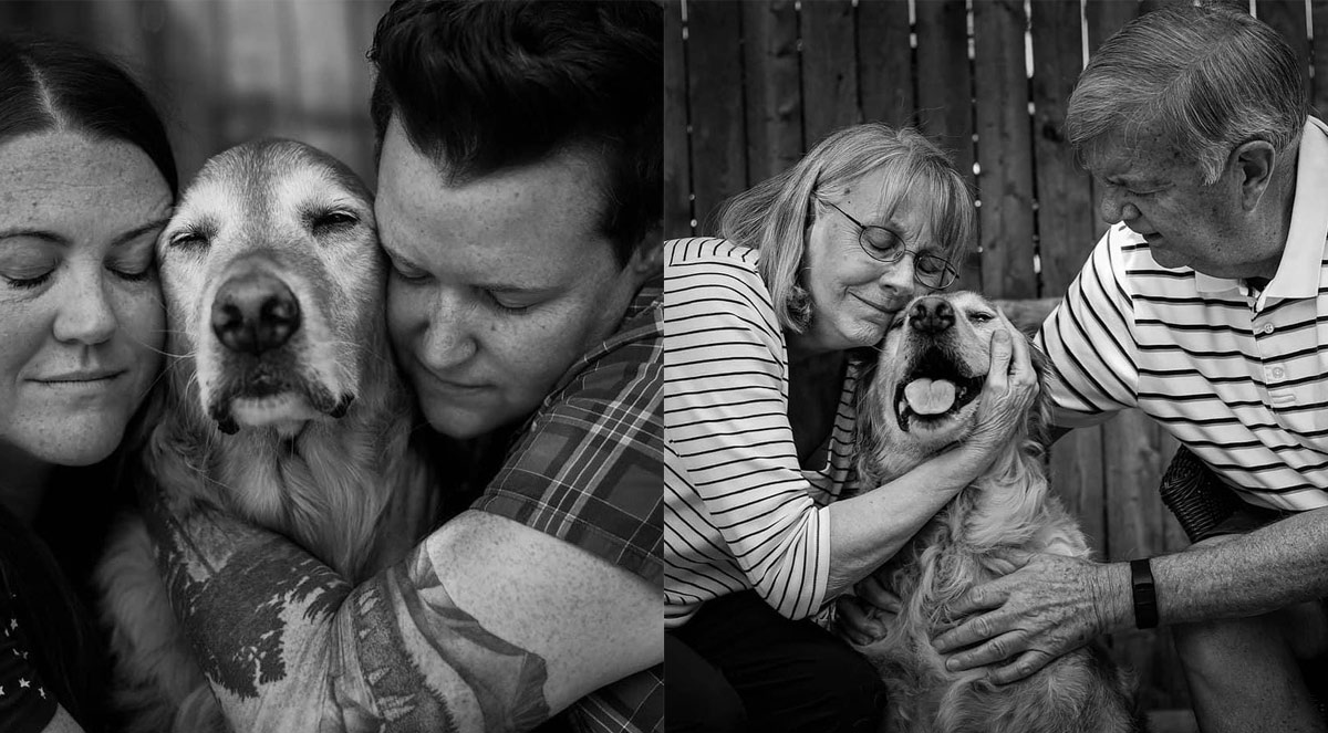 Photographer captures PRECIOUS moments of owners about to lose their pets