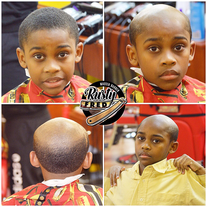 This barber is giving ‘old man’ haircuts to punish naughty kids