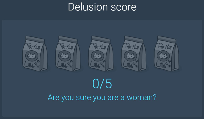 Of course the manosphere has a ‘Female Delusion Calculator’, and it’s just as toxic as it sounds