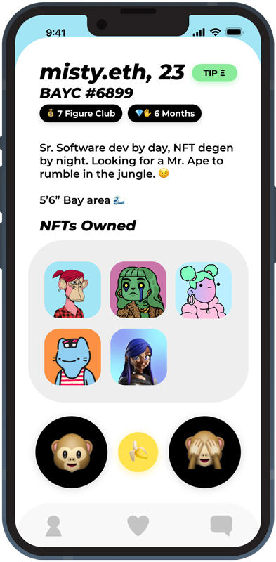 Introducing ‘Lonely Ape Dating Club’, the world’s first dating app for NFT enthusiasts