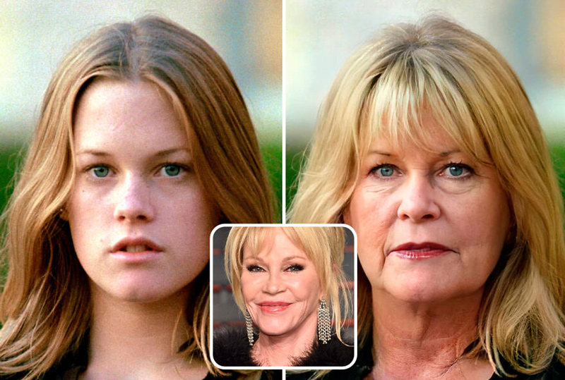 20 celebrities and what they would look like without plastic surgery, with the help of AI