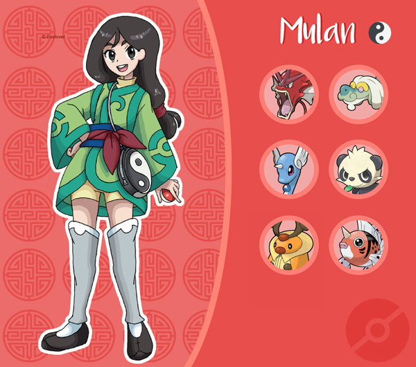 Artist reimagines Disney characters as Pokémon trainers and the results are too cute