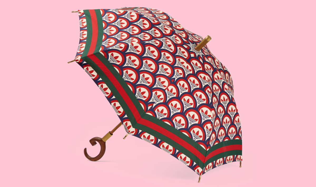 Adidas and Gucci are selling a $1,290 umbrella… and it’s not even waterproof