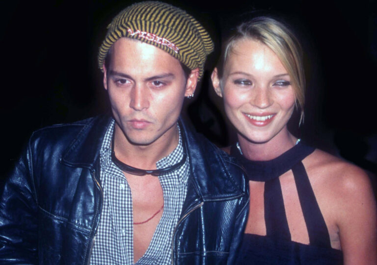 Kate Moss finally addresses rumour that Johnny Depp pushed her down the stairs