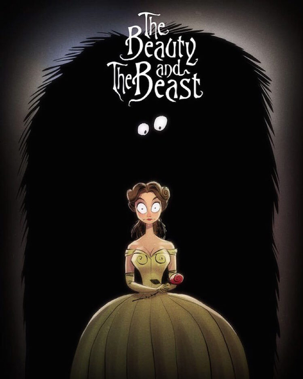 Artist recreates Disney characters in Tim Burton’s style and the results are delightfully spooky