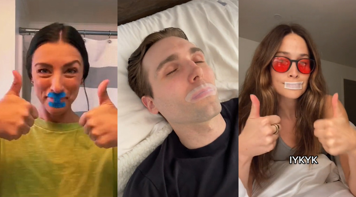 Nose breathing: what’s the deal with TikTokers taping their mouth shut before going to bed?