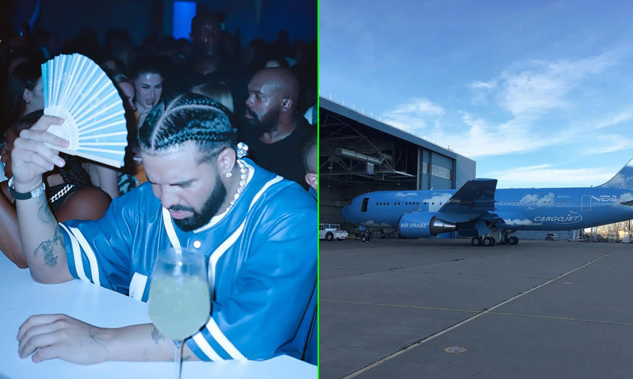 Drake defends private jet’s 14-minute flight by saying no one was actually on board