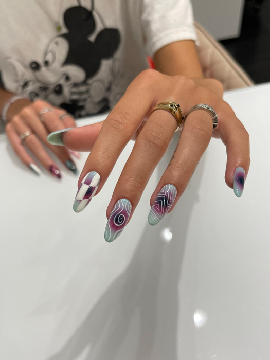 Meet aura nails, the manicure trend all about channelling good vibes on your fingertips