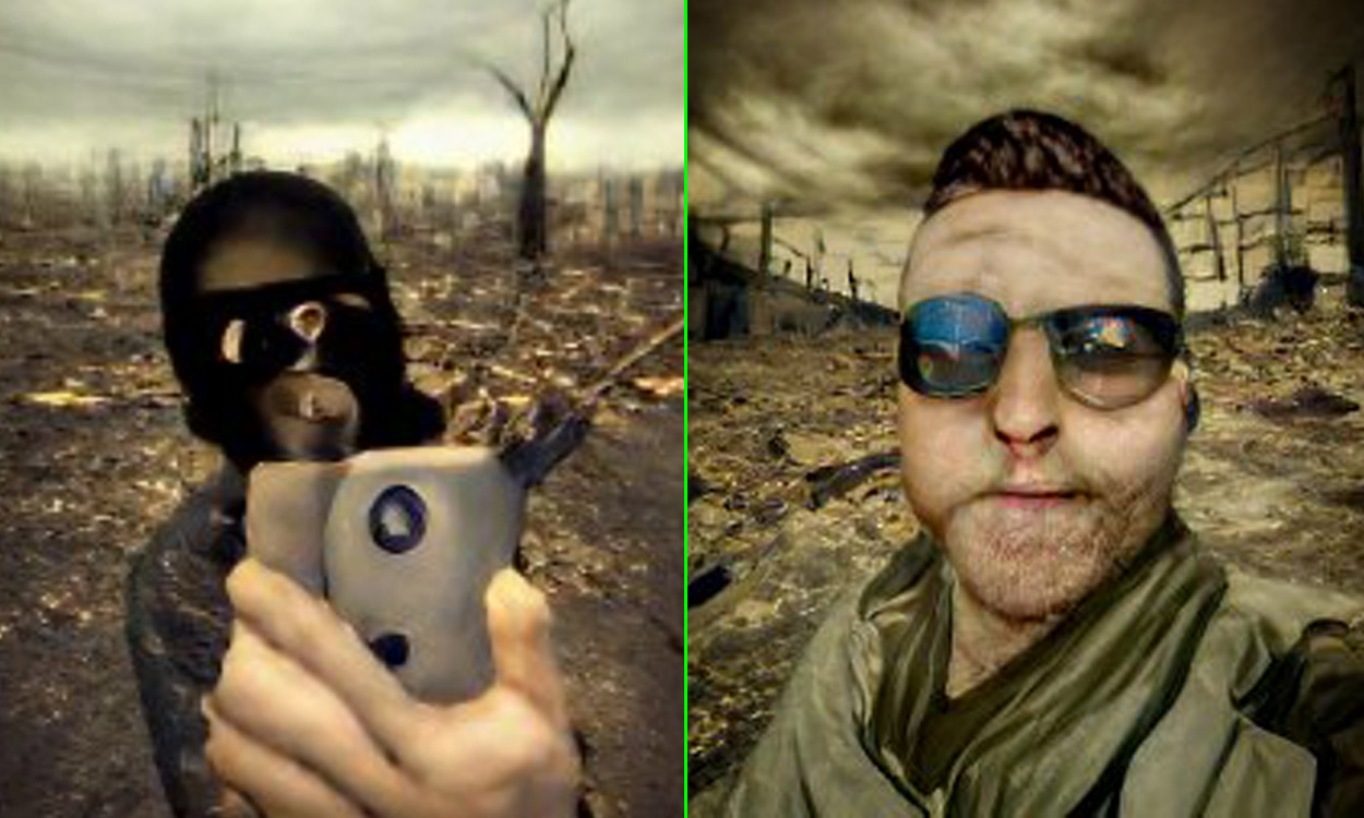 AI terrifyingly predicts what our last selfies on Earth would look like