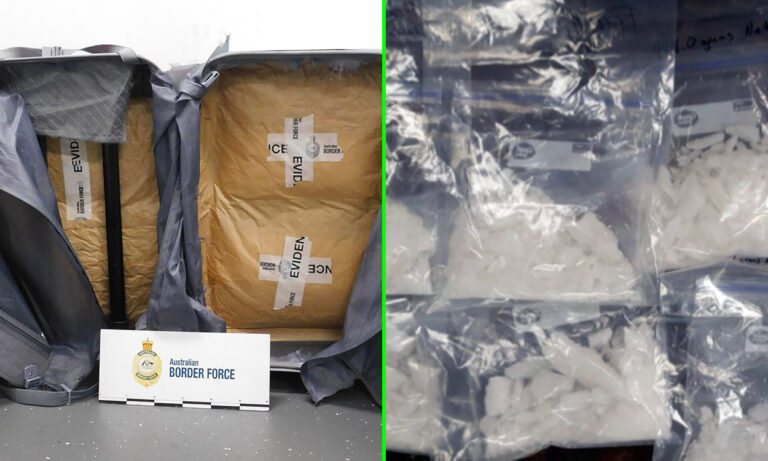 German pensioners caught smuggling 22 pounds of crystal meth into Australia