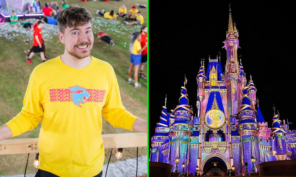 Is YouTuber MrBeast renting out Disney World for a new video?