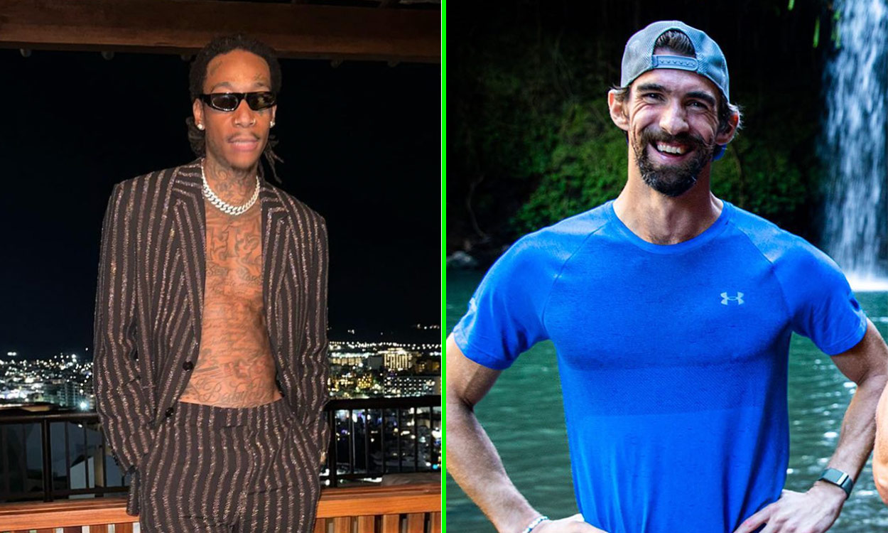 Marijuana maestro Wiz Khalifa recalls smoking weed with Olympic swimmer Michael Phelps