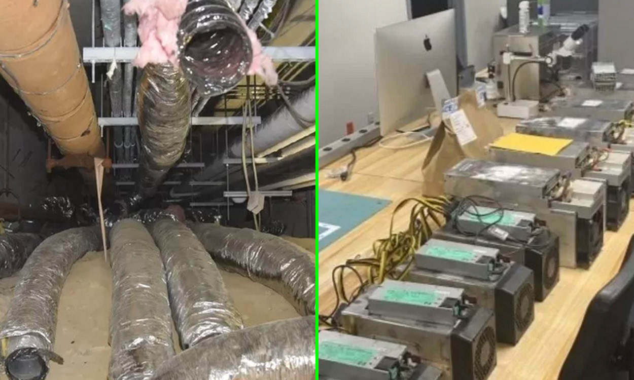 Get rich quick? Police discover illegal crypto mining operation beneath a highschool