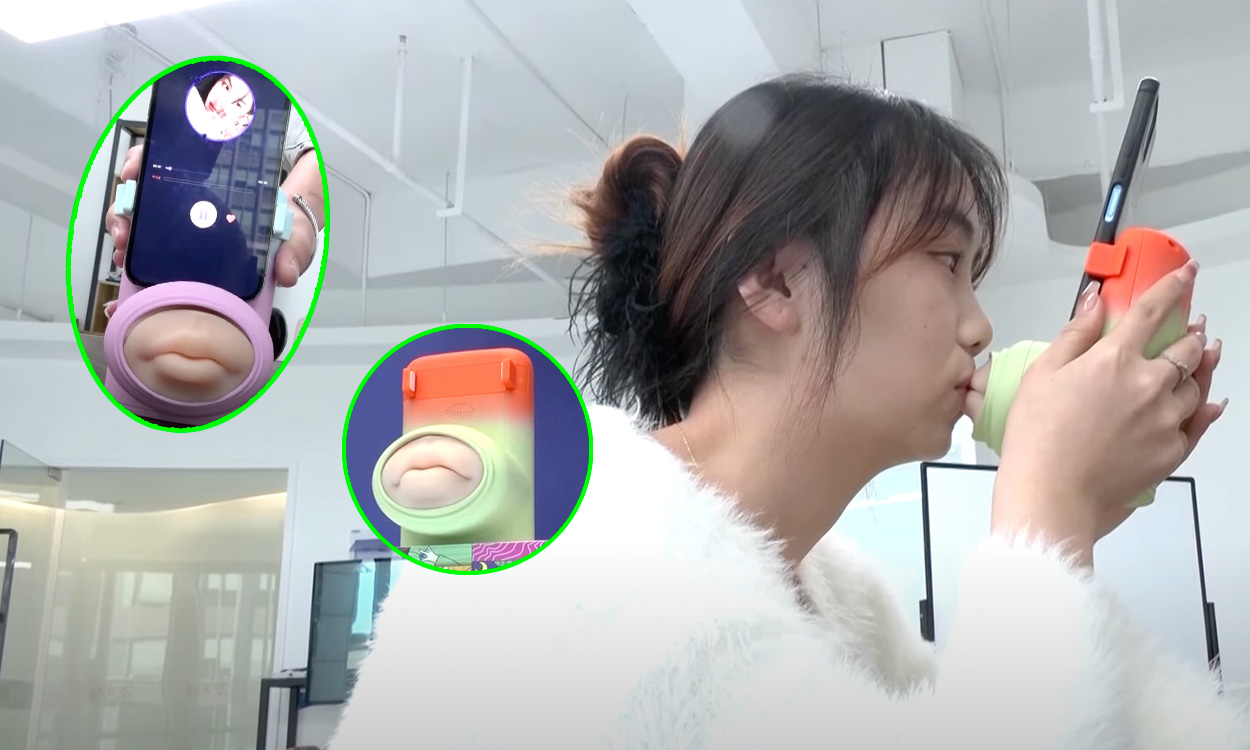 Chinese startup invents kissing machine that lets you smooch your long-distance loved one