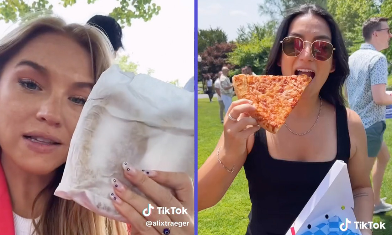 TikToker reveals the underwhelming food served at the White House Pride event