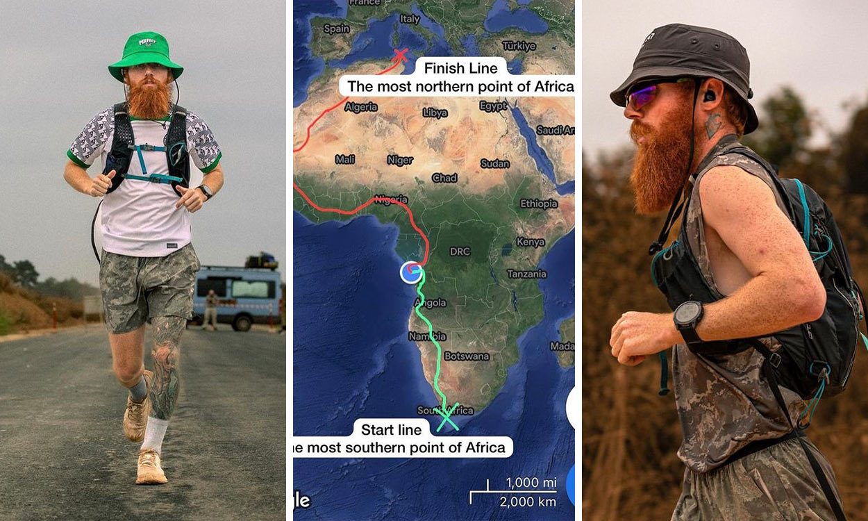 Robbed at gunpoint and kidnapped: Inside Hardest Geezer’s mission to run the length of Africa