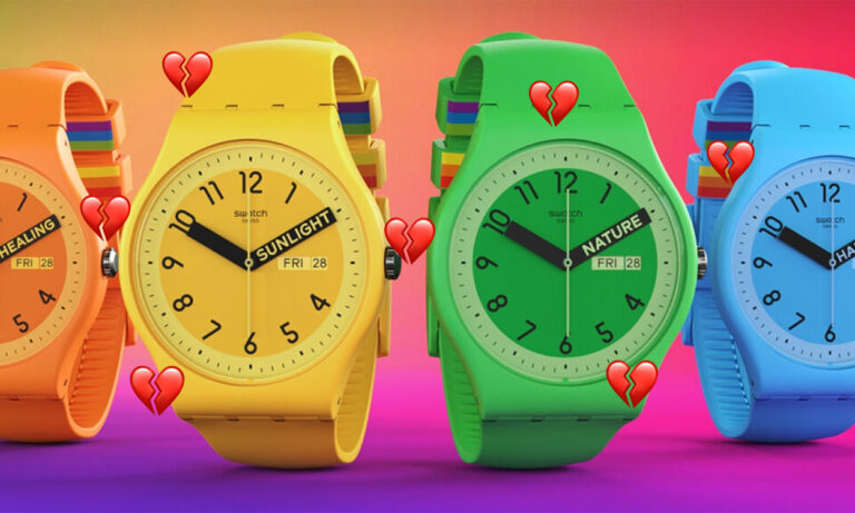 If you’re caught wearing a rainbow watch in this country, you could face three years in prison