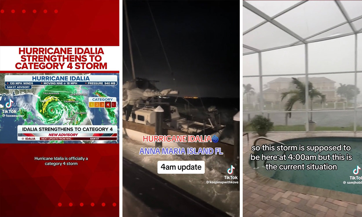 Watch videos of how Floridians are preparing for Hurricane Idalia to hit their homes