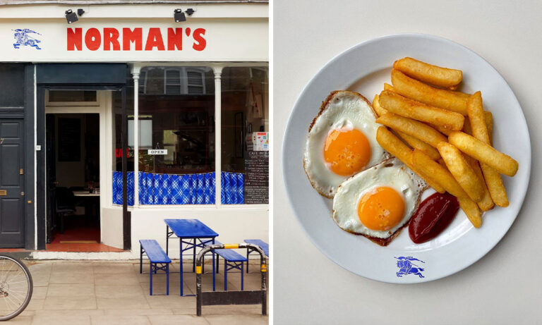 Why Burberry’s London Fashion Week takeover of Norman’s Cafe is getting ripped online
