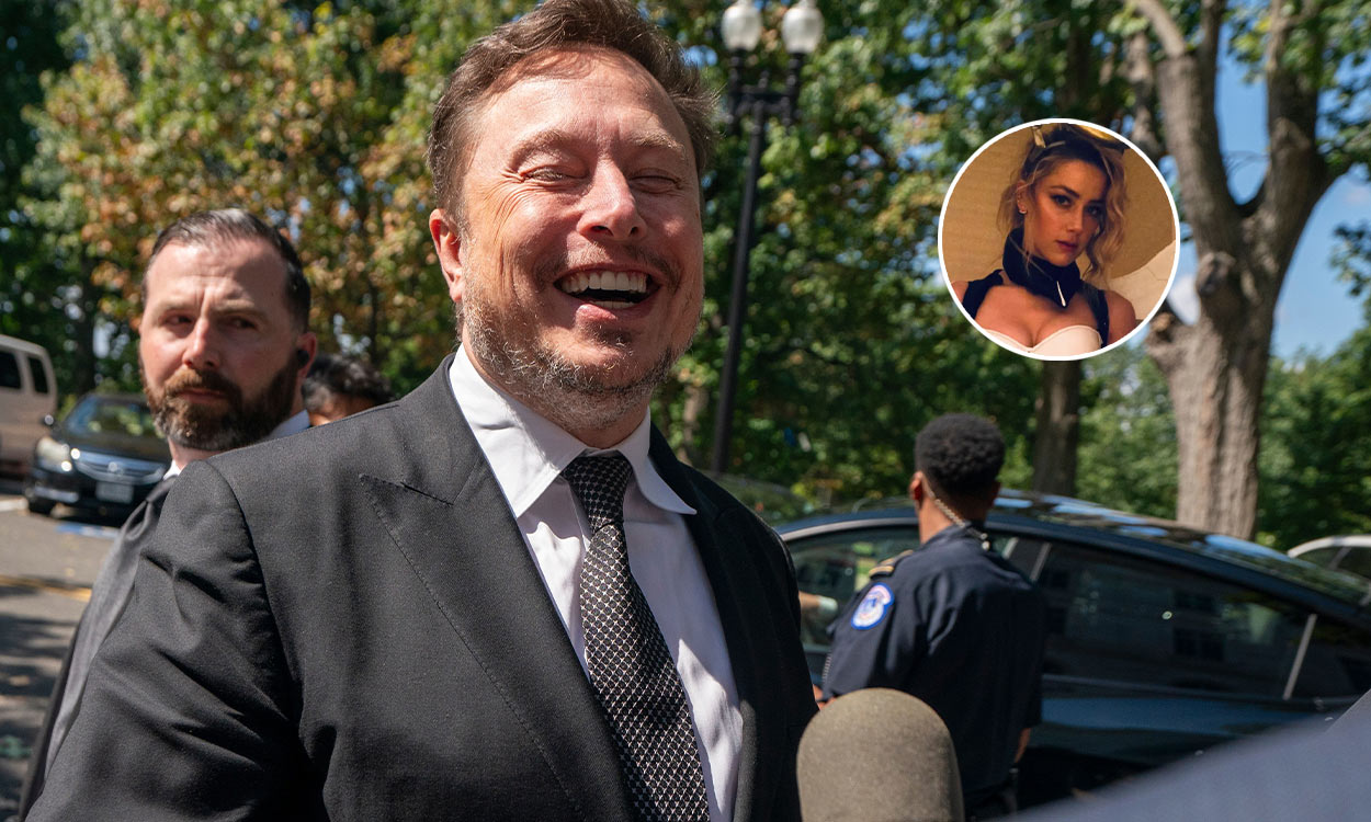 Elon Musk shares intimate picture of Amber Heard after his brother called her toxic and a nightmare