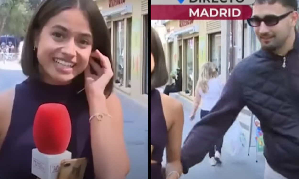 Spanish reporter groped on live TV confronts man and has him arrested