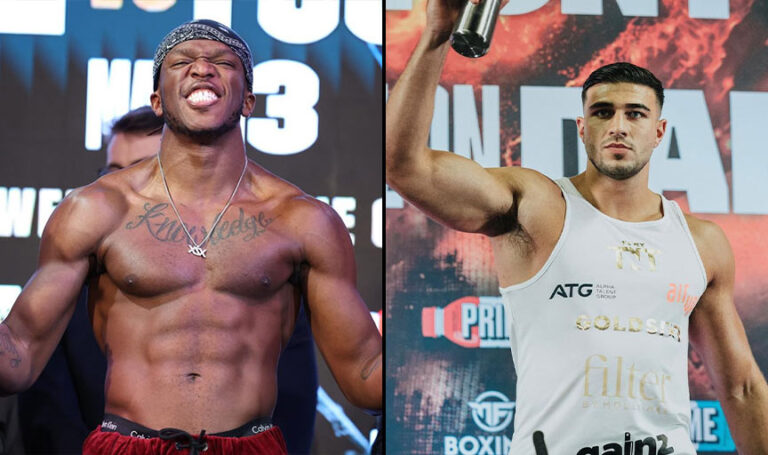 KSI vs Tommy Fury: What went down at the pre-fight conference and where to watch the boxing match