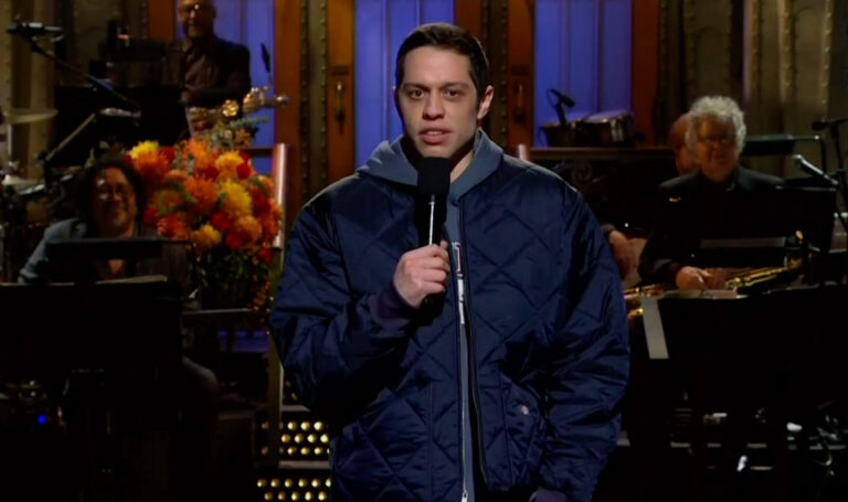 Pete Davidson addresses Israel-Hamas war and dating controversies in SNL season premiere