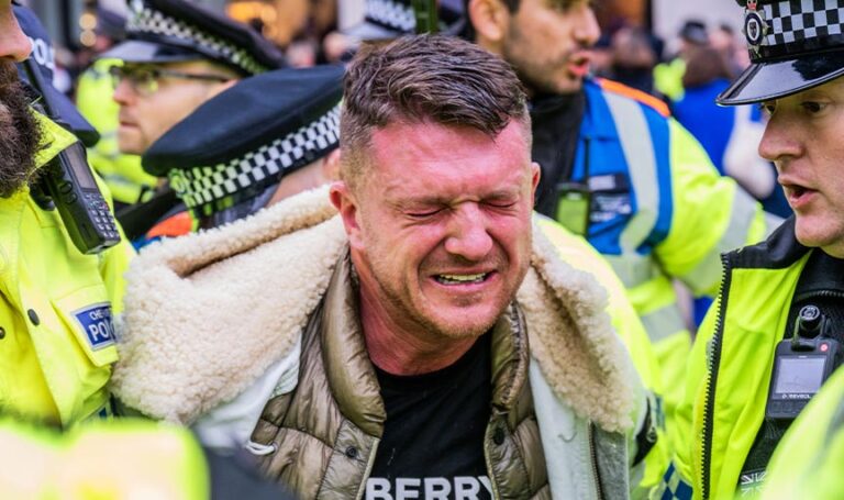 Who is Tommy Robinson, the far-right anti-Islam activist who was arrested at London’s anti-Semitism march?