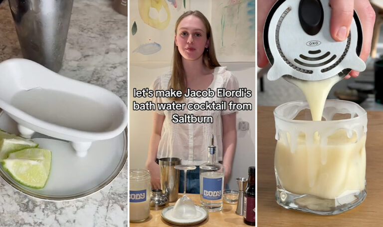 This Saltburn-inspired cocktail containing Jacob Elordi’s bathwater is going viral on TikTok. Ew