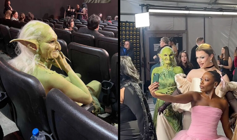 Who was the goblin who crashed the 2024 Emmy Awards red carpet?