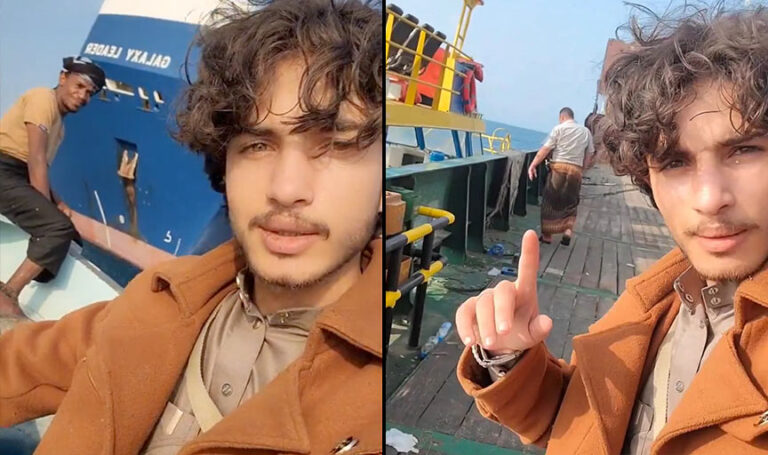 Who is Timhouthi Chalamet? The Yemini mystery man touring captured cargo boats in the Red Sea