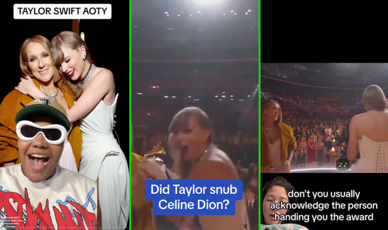 Did Taylor Swift disrespect Céline Dion at the 2024 Gramm
