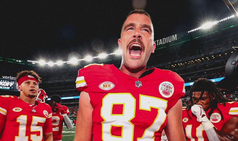 Taylor Swift fans call Travis Kelce walking red flag after Super Bowl LVIII moment
