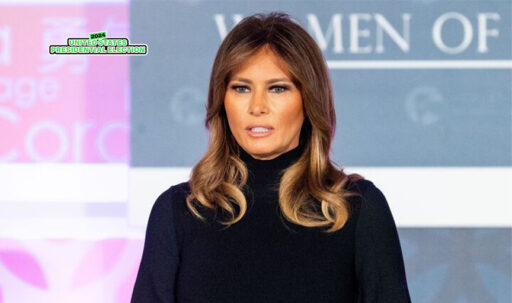 Why was Melania Trump not at the Manhattan courthouse with her husband?