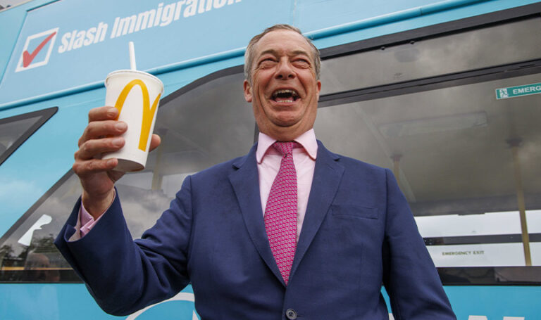 Mystery girl behind Nigel Farage milkshake saga sparks online theories