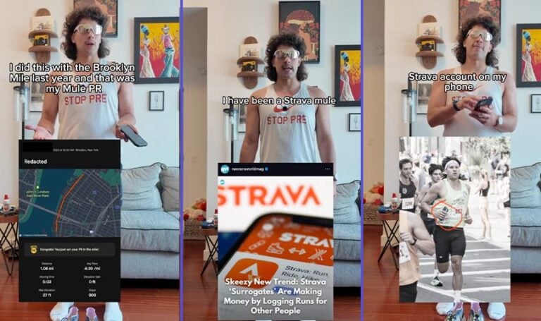 Strava mule reveals shocking reason why Strava users are paying him to run for them